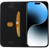 Idol 1991 ���� Iphone 16 Pro 6.3'' Elite ANTI-Rfid Book Stand BLACK