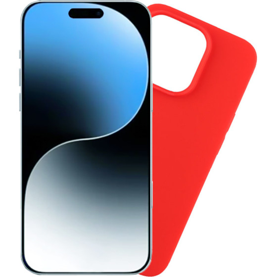 Volte-Tel ���� Iphone 16 Pro 6.3'' Silicon Tpu Camera Guard RED