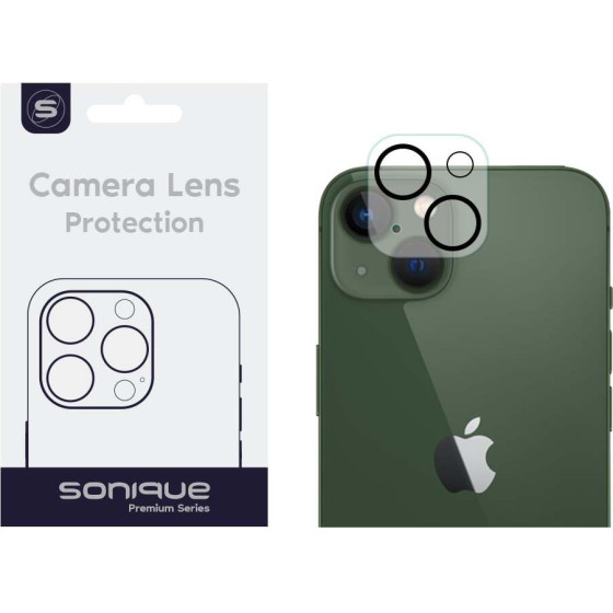Sonique Camera Protection Lens Full Cover Apple Iphone 13 Mini / Iphone 13 Black