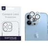 Sonique Camera Protection Lens Full Cover Apple Iphone 13 Pro / Iphone 13 Pro Max Black