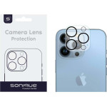 Sonique Camera Protection Lens Full Cover Apple Iphone 13 Pro / Iphone 13 Pro Max Black