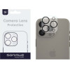 Sonique Camera Protection Lens Full Cover Apple Iphone 15 Pro / Iphone 15 Pro Max Black