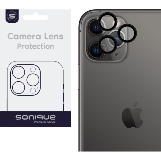 Sonique Camera Protection Lens Pro Apple Iphone 11 Pro / Iphone 11 Pro Max Black