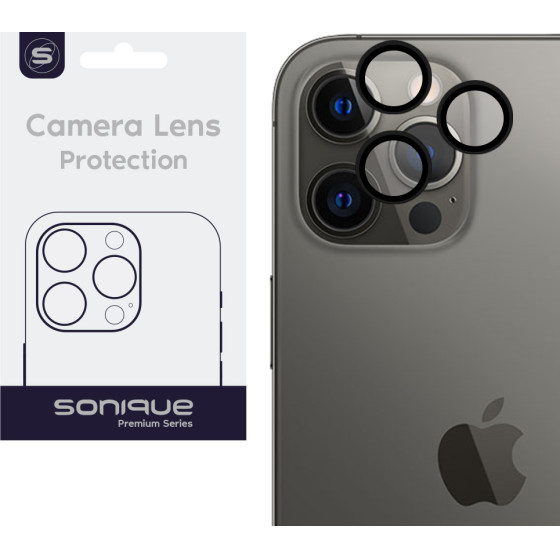Sonique Camera Protection Lens Pro Apple Iphone 12 Pro Max Black