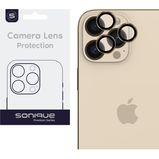 Sonique Camera Protection Lens Pro Apple Iphone 13 Pro / Iphone 13 Pro Max Gold