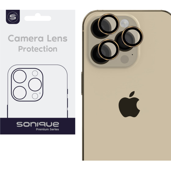 Sonique Camera Protection Lens Pro Apple Iphone 14 Pro / Iphone 14 Pro Max Gold