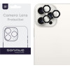 Sonique Camera Protection Lens Pro Apple Iphone 15 Pro / Iphone 15 Pro Max White Titanium
