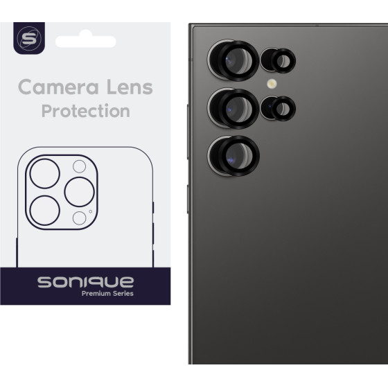 Sonique Camera Protection Lens Pro Samsung Galaxy S24 Ultra Black