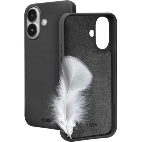 SBS Instict Cover Iphone 16 Plus Black Backcover - (INSTIP1667K)