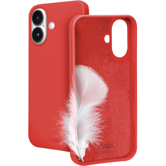 SBS Instict Cover Iphone 16 Red Backcover - (INSTIP1661R)
