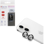 Volte-Tel Camera Glass Cover Iphone 16 / 16 Plus 9H 0.30MM Easy Application Ice SILVER