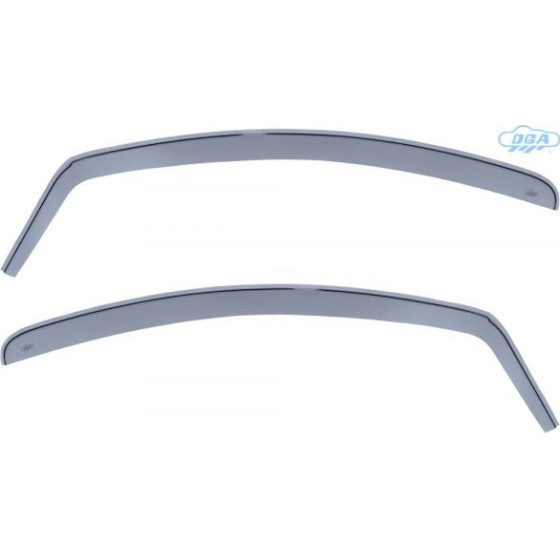 DGA ������� ���������� ������������� ��� Citroen C1 3D 2005-2013 / Peugeot 107 3D 2005-2014 / Toyota Aygo 3D 2005-2014 ��� �������� ���� �������� ����� (Cast Acrylic GLASS) - 2 ���. - (06021)