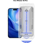 Vivid Full Face Privacy Tempered Glass W/Applicator Apple Iphone 16 Pro Max Black - (VITEMPPRIV498BK-AP)