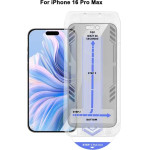Vivid Full Face Privacy Tempered Glass W/Applicator Apple Iphone 16 Pro Black - (VITEMPPRIV497BK-AP)