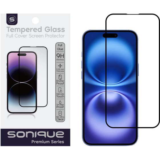 Sonique Hardy Glass Premium Series Hd Full Cover 9H Apple Iphone 15 Plus / Iphone 16 Plus �����