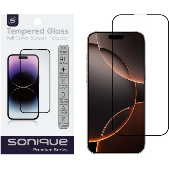 Sonique Hardy Glass Premium Series Hd Full Cover 9H Apple Iphone 16 Pro �����