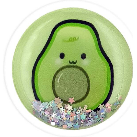 Sonique Pop Holder Liquid Cartoon Avocado