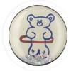Sonique Pop Holder Liquid Cartoon Beige Bear