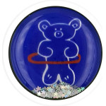 Sonique Pop Holder Liquid Cartoon Blue Bear