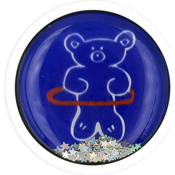 Sonique Pop Holder Liquid Cartoon Blue Bear