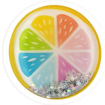 Sonique Pop Holder Liquid Cartoon Lemon