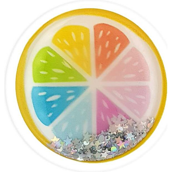 Sonique Pop Holder Liquid Cartoon Lemon