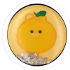 Sonique Pop Holder Liquid Cartoon Orange