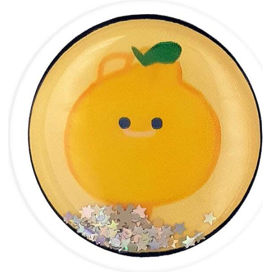 Sonique Pop Holder Liquid Cartoon Orange