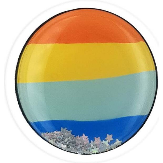 Sonique Pop Holder Liquid Cartoon Rainbow