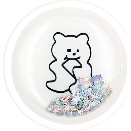Sonique Pop Holder Liquid Cartoon White Bear