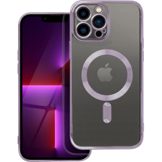 Is Tpu Mag Electro Iphone 13 Pro Max Trans Purple Backcover - (MAGETPUIP13PMP)