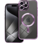 Is Tpu Mag Electro Iphone 15 Pro Max Trans Purple Backcover - (MAGETPUIP15PMF)