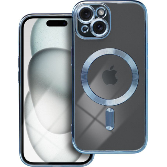 Is Tpu Mag Electro Iphone 15 Trans Blue Backcover - (MAGETPUIP15B)