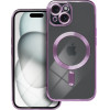 Is Tpu Mag Electro Iphone 15 Trans Purple Backcover - (MAGETPUIP15F)