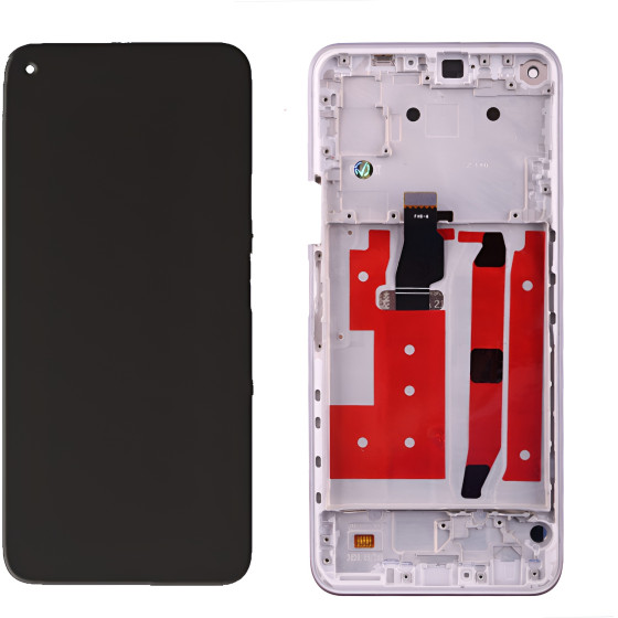 3rd Party Huawei P40 Lite 5G ����� + Touch Screen + Lens + Frame Blue OEM