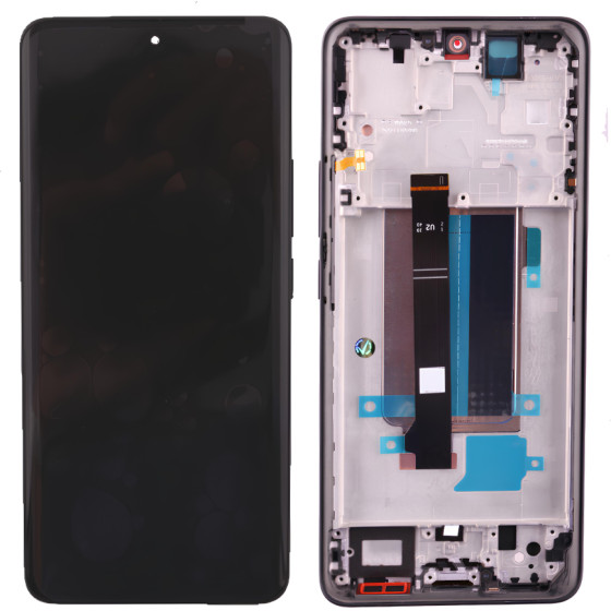 3rd Party Xiaomi Redmi Note 13 Pro Plus 5G ����� + Touch Screen + Lens + Frame Black OEM