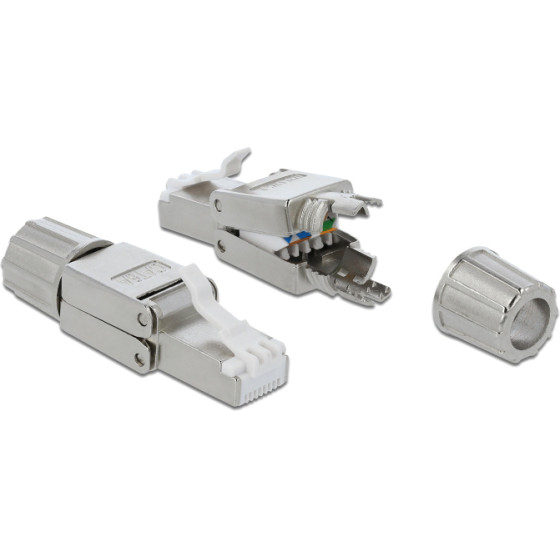 DeLock ����� RJ45 Cat 6A Stp tool-free, ����� - (86477)