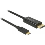 DeLock ������� USB-C �� Displayport Dp Alt Mode, 4K, 1m, ����� - (85255)