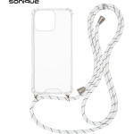 Sonique ���� ��������� �� ������� Armor Clear Apple Iphone 16 Pro Rainbow �����