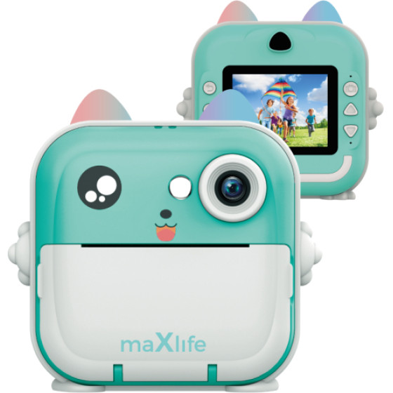 Maxlife Kids Digital Printing Camera Blue - (MXPC100B)