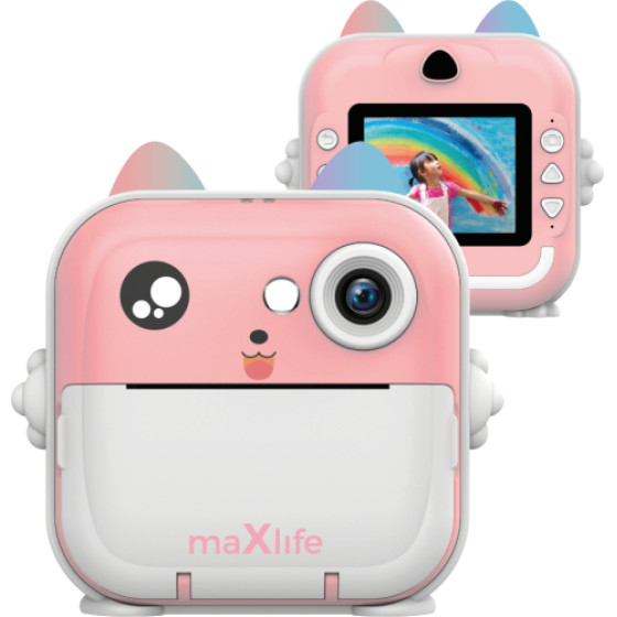 Maxlife Kids Digital Printing Camera Pink - (MXPC100P)