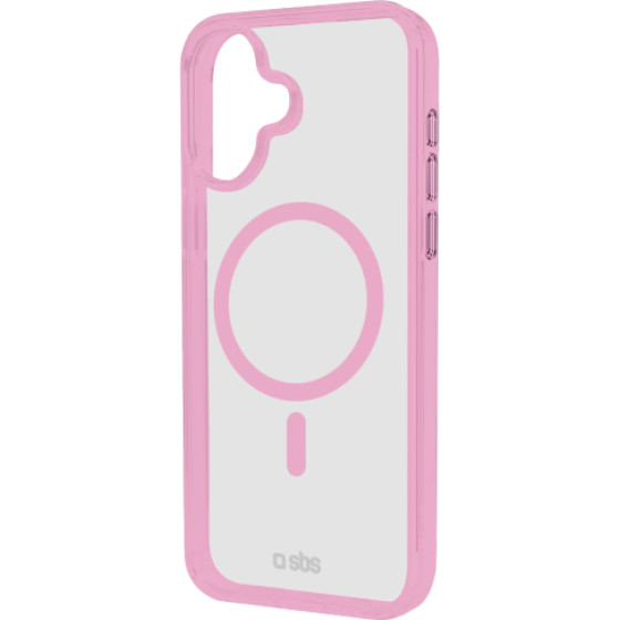 SBS Mag Frame Iphone 16 Plus Pink Backcover - (MAGCOLIP1667P)
