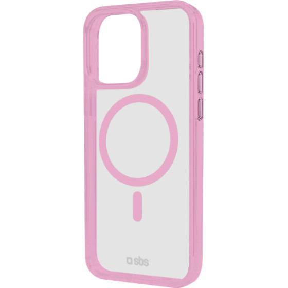 SBS Mag Frame Iphone 16 Pro Pink Backcover - (MAGCOLIP1661PP)