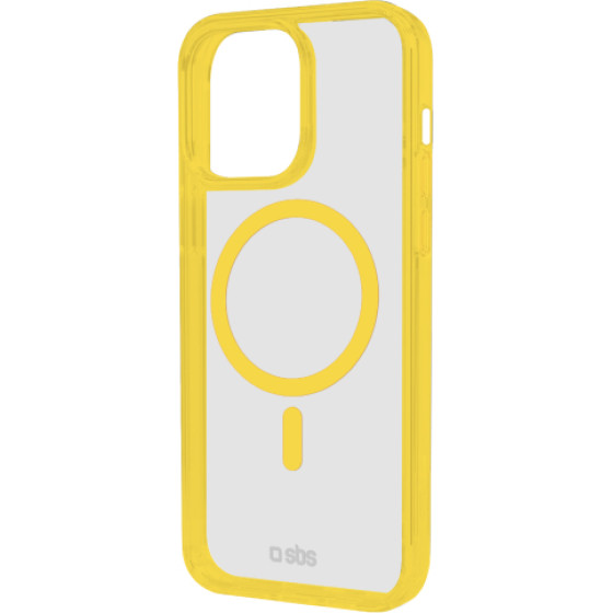 SBS Mag Frame Iphone 16 Pro Yellow Backcover - (MAGCOLIP1661PY)