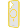 SBS Mag Frame Iphone 16 Yellow Backcover - (MAGCOLIP1661Y)