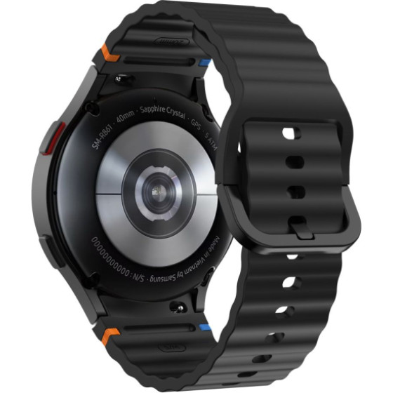 Tech-Protect Replacment Band Sport For Samsung Watch 4 / 5 / 5 Pro / 6 / 7 / Fe Black - (TPRSBSW5B)
