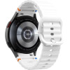 Tech-Protect Replacment Band Sport For Samsung Watch 4 / 5 / 5 Pro / 6 / 7 / Fe White - (TPRSBSW5W)