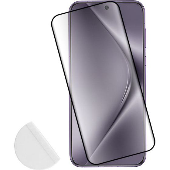 Idol 1991 Tempered Glass Huawei Pura 70 Pro / Ultra 6.8'' 9H 0.30mm 3D Full Glue Semi Curved Finger Unlock Black + Squeezy CARD