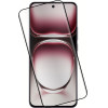 Idol 1991 Tempered Glass Oppo RENO12 5G CPH2625 6.7'' 9H 0.30mm 3D Edge Glue Semi Curved Finger Unlock BLACK