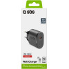 SBS Travel Charger Pd 25W Black - (TETR1CPD25)